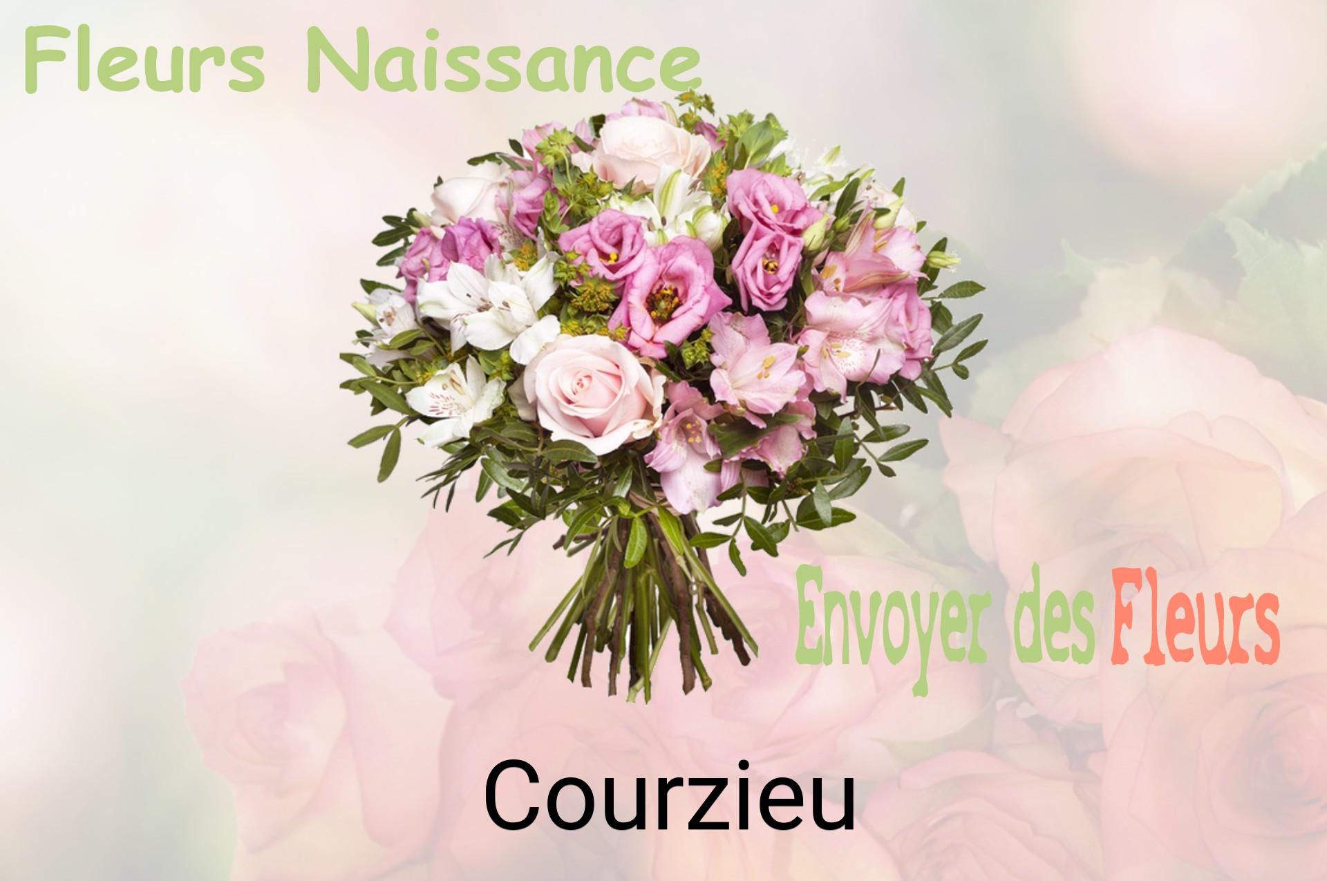 Bouquet de fleurs de naissance livré à Courzieu